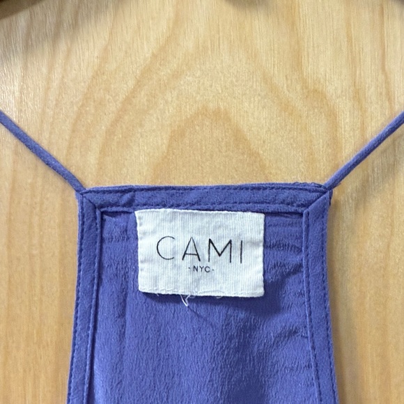 CAMI NYC PURPLE SILK LACE CAMISOLE, SIZE S - Picture 2 of 4